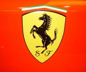 yapboz Ferrari logo, İtalyan spor otomobil markası